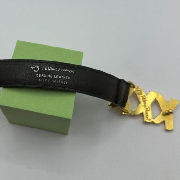 RARE Paloma Picasso belt with gold plated Triple X buckle main image 5